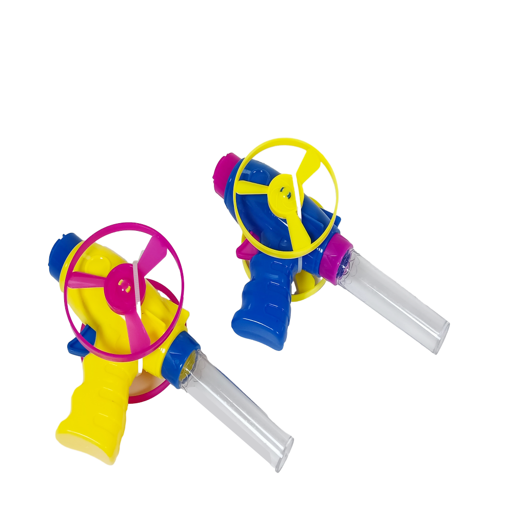 Flying wheel candy toy